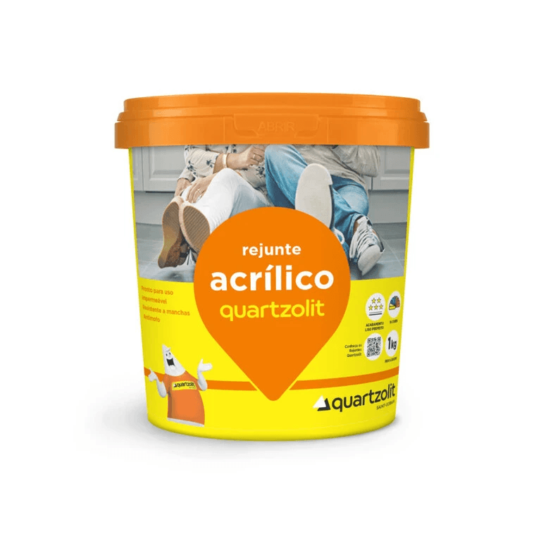 Rejunte Acrílico Argila 1kg Quartzolit